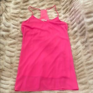Pink Sleeveless Women's Dress